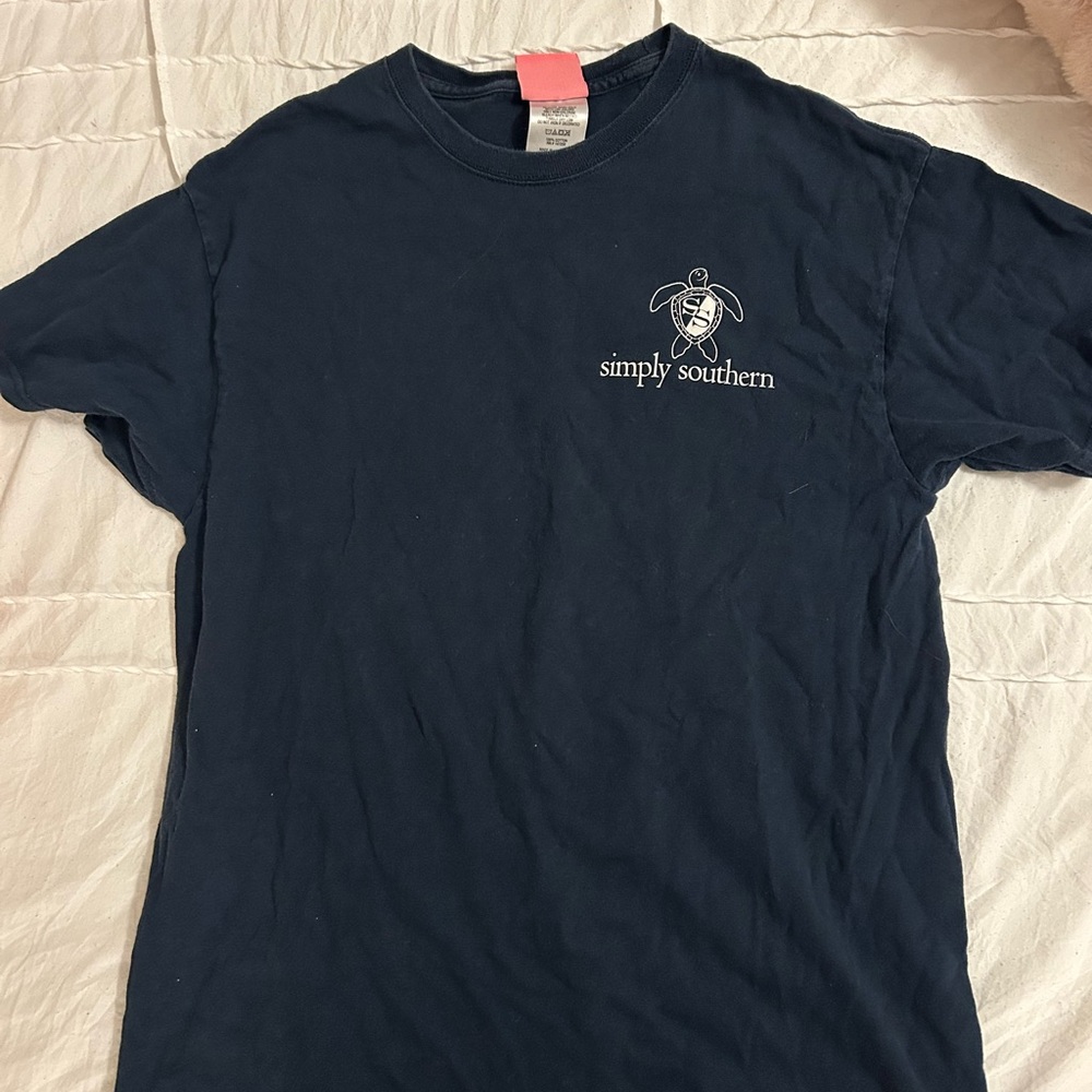 Simply Southern Dark Blue Short Sleeve Tee